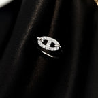 [Demi jewelry]RONDE SMALL SILVER DIAMOND RING