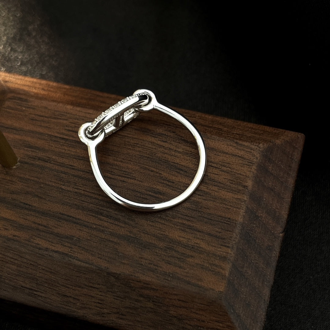 [Demi jewelry]RONDE SMALL SILVER DIAMOND RING