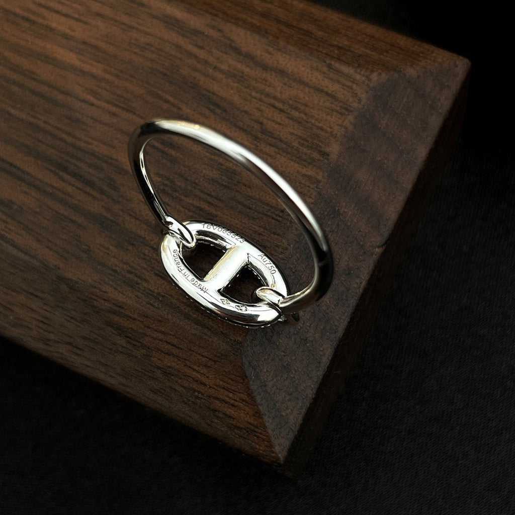 [Demi jewelry]RONDE SMALL SILVER DIAMOND RING