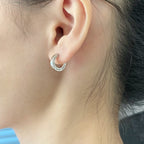 [Demi jewelry]LOVE DIAMOND EARRINGS