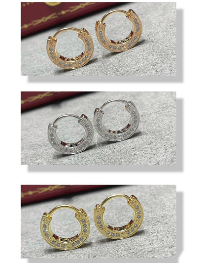 [Mystic]LOVE DIAMOND EARRINGS