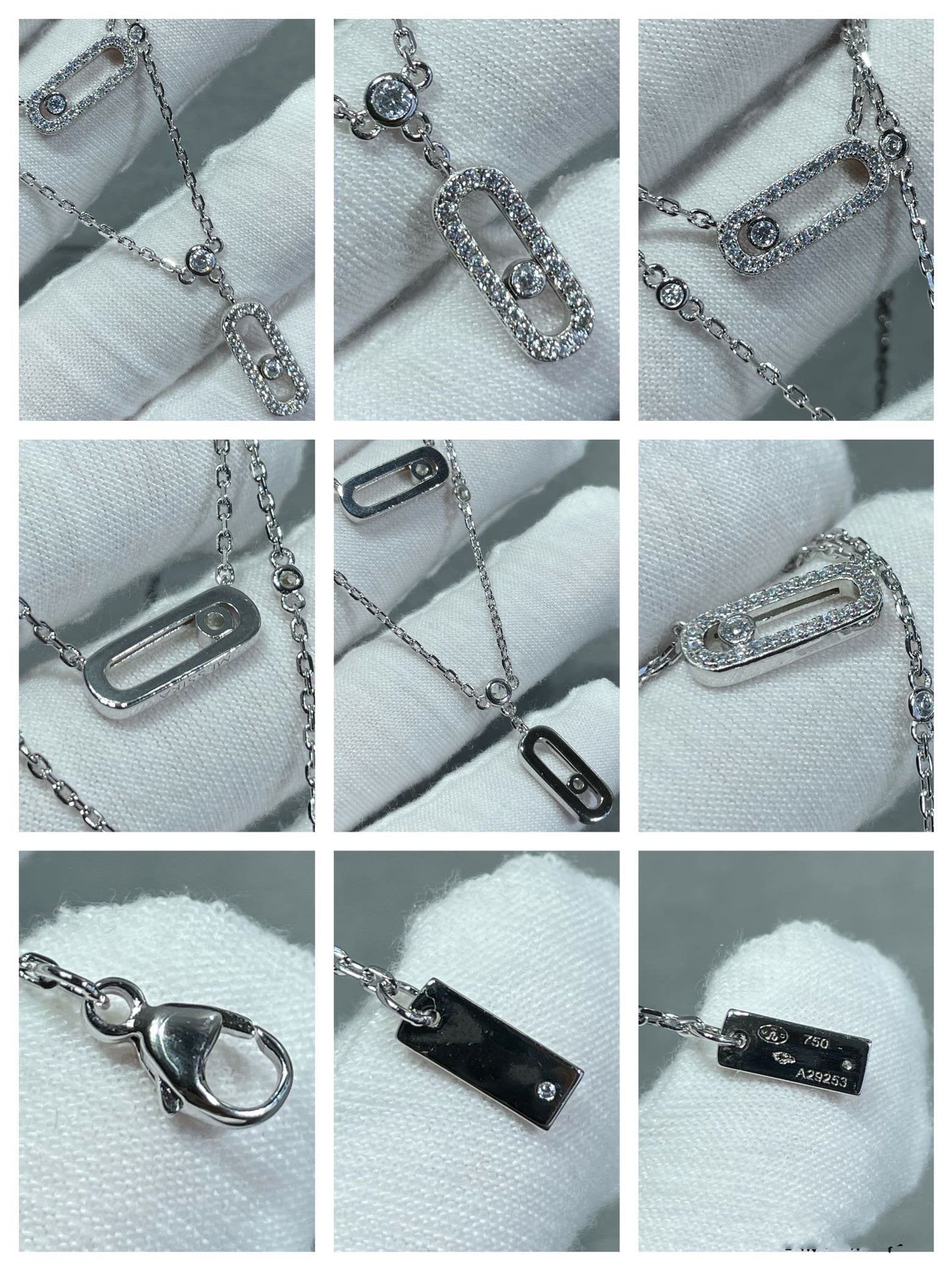 [Mystic ]MOVE 2 ROW DIAMOND NECKLACE