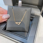 [Demi jewelry]FORCE 10 DIAMOND PINK GOLD NECKLACE MINI MODEL