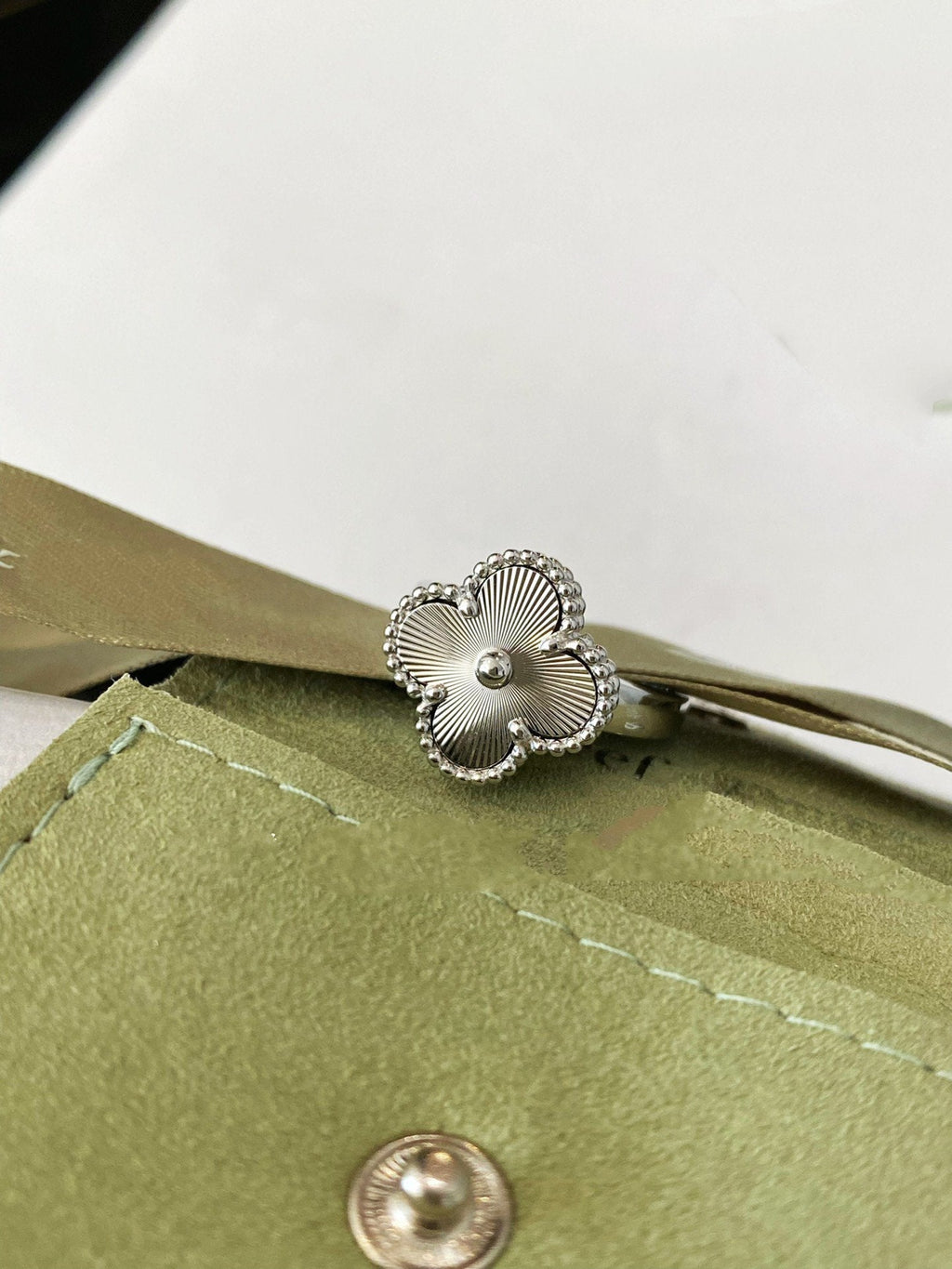 [Demi jewelry]CLOVER SILVER RING