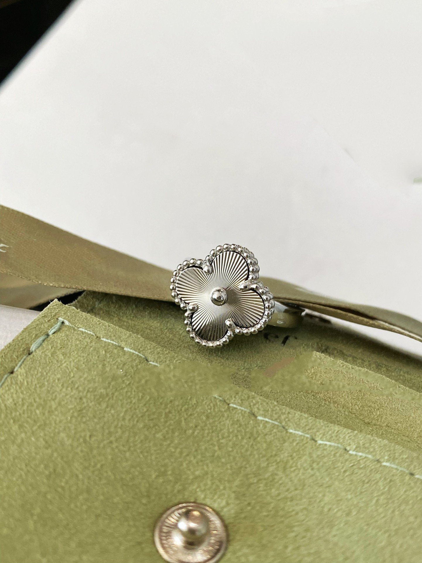 [Demi jewelry]CLOVER SILVER RING