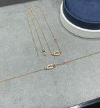 [Demi jewelry]FORCE 10 DIAMOND PINK GOLD NECKLACE