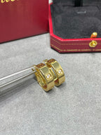 [Demi jewelry]LOVE 5.5MM 1 DIAMOND EARRINGS