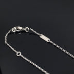 [Demi jewelry]CLOVER PIETERSITE SILVER LONG NECKLACE