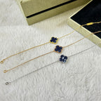 [Demi jewelry]CLOVER 1 MOTIF PIETERSITE BRACELET