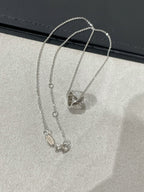 [Demi jewelry]LIENS EVIDENCE DIAMOND PAVED NECKLACE