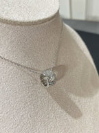 [Demi jewelry]LIENS EVIDENCE DIAMOND PAVED NECKLACE