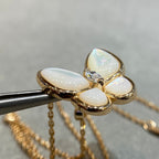 [Demi jewelry]BUTTERFLY MOP DIAMOND NECKLACE