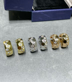 [Demi jewelry]BEE LOVE DIAMOND HOOP EARRINGS