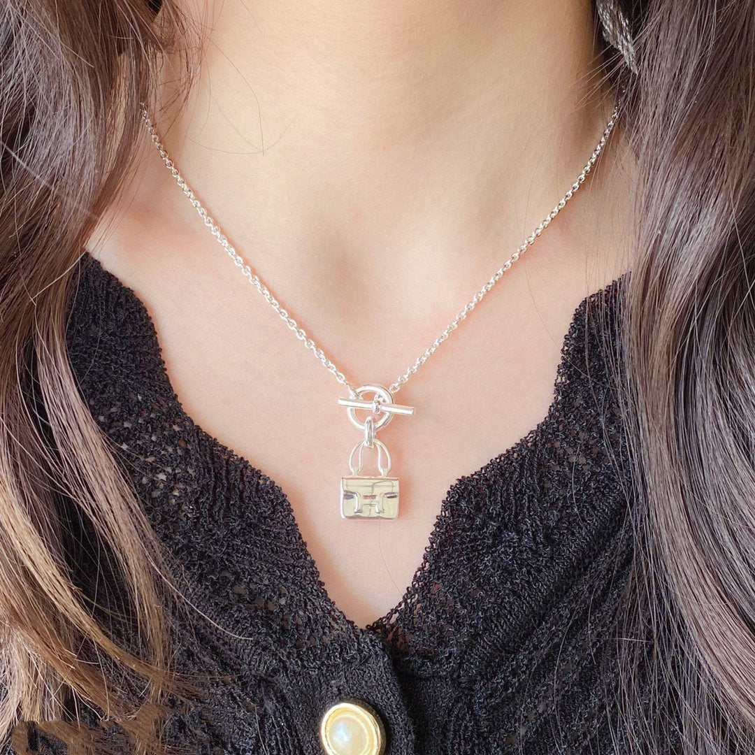 [Demi jewelry]CONSTANCE PEDANT SILVER NECKLACE