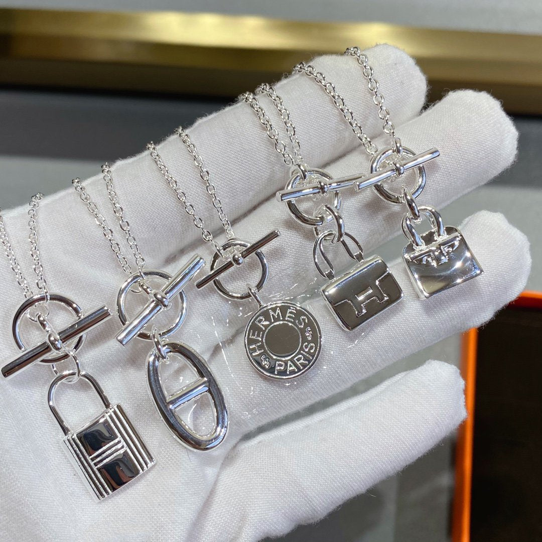 [Demi jewelry]CONSTANCE PEDANT SILVER NECKLACE