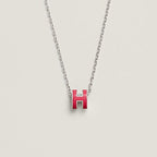 [Demi jewelry]H NECKLACE PINK