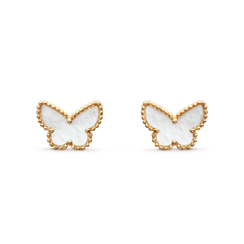 [Demi jewelry]SWEET BUTTERFLY MOP EARSTUDS