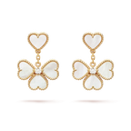 [Demi jewelry]CLOVER SWEET WHITE MOP EARRINGS