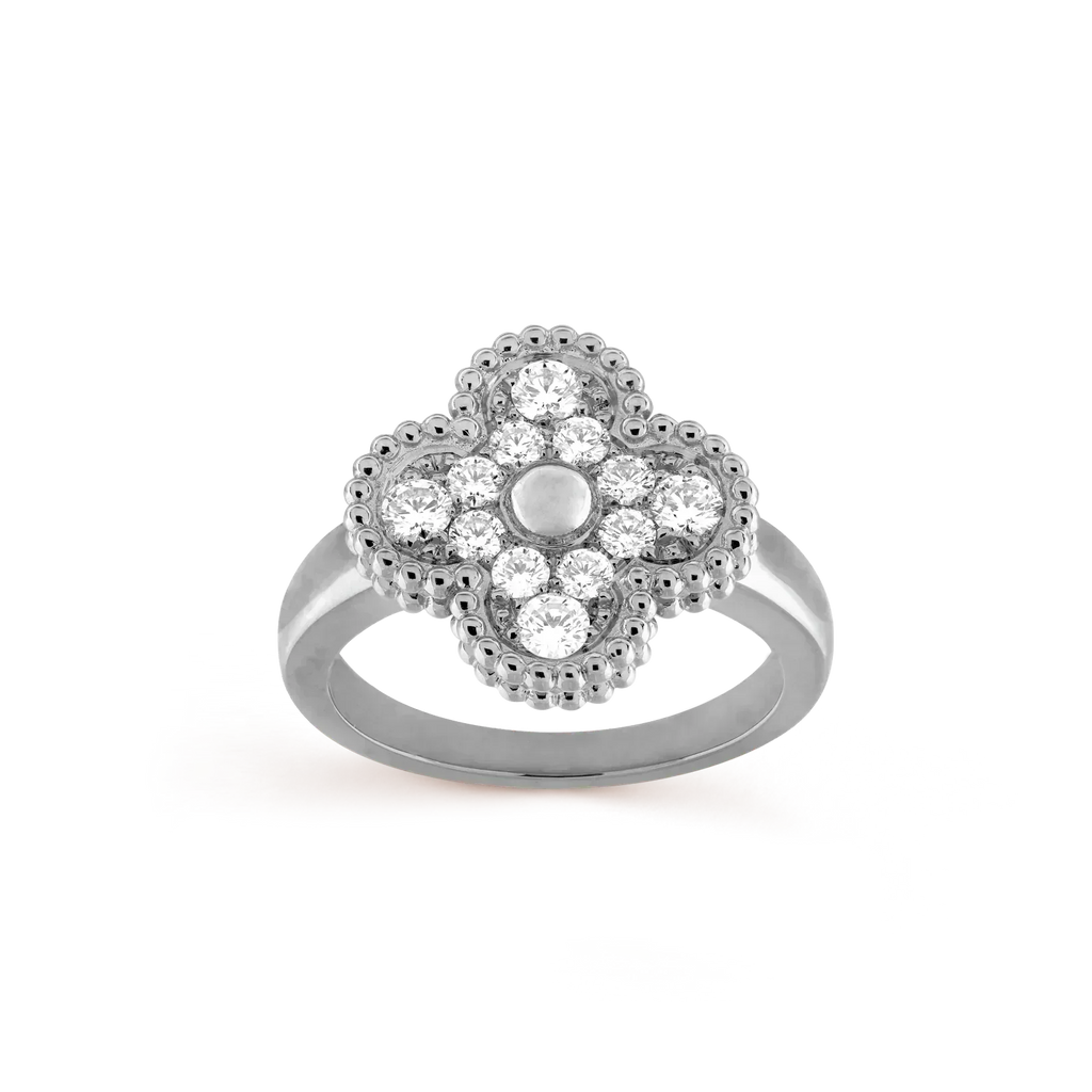 [Demi jewelry]CLOVER DIAMOND RING