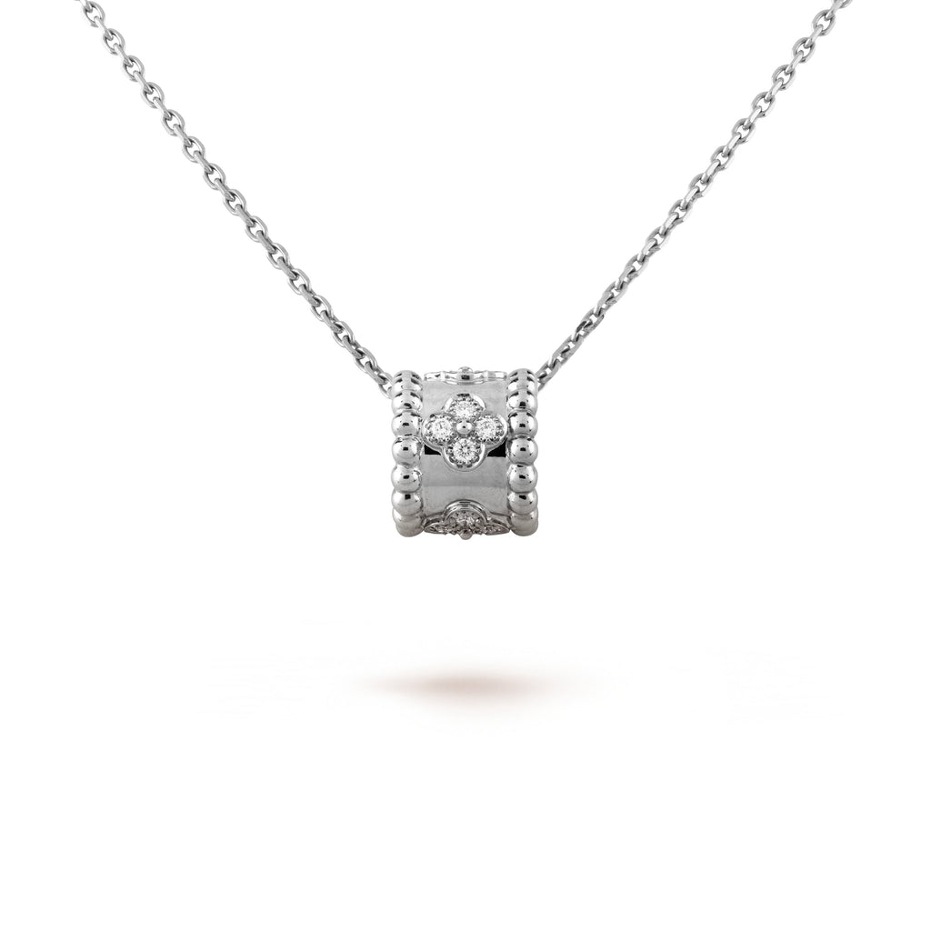 [Demi jewelry]PERLEE PEDANT SIVLER DIAMOND NECKLACE