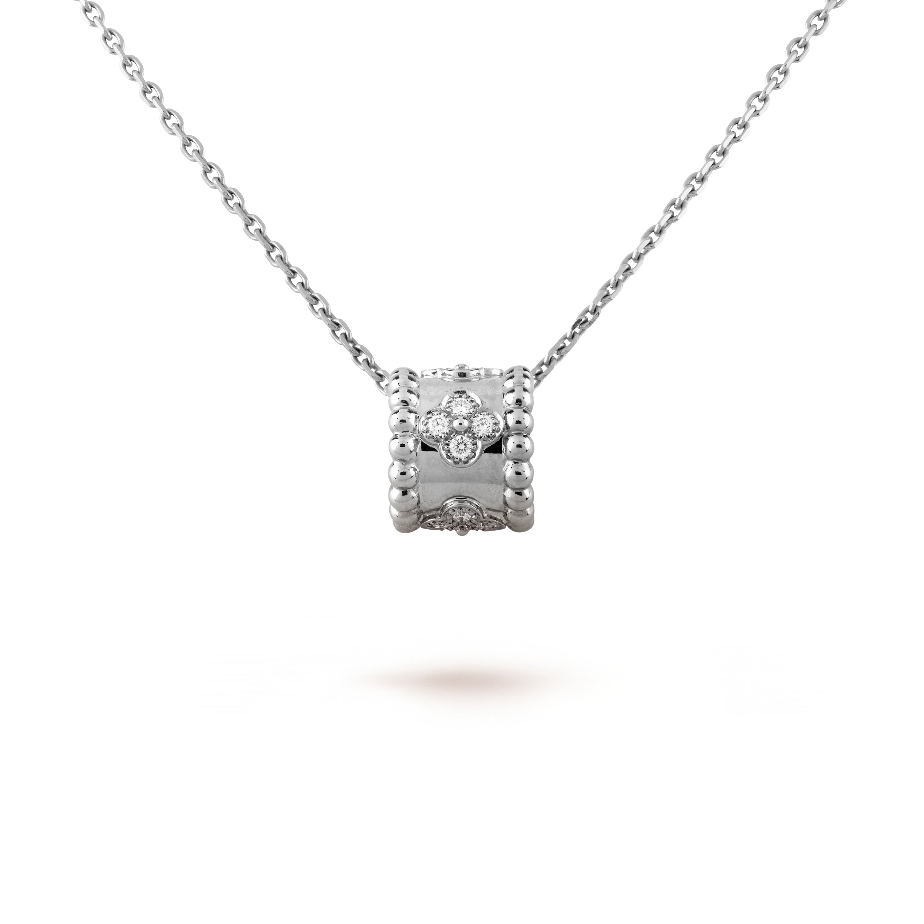 [Demi jewelry]PERLEE PEDANT SIVLER DIAMOND NECKLACE