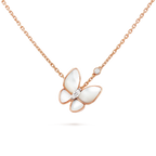 [Demi jewelry]BUTTERFLY MOP DIAMOND NECKLACE