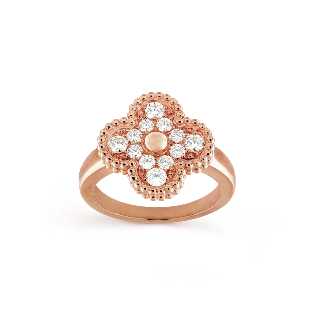 [Demi jewelry]CLOVER DIAMOND RING