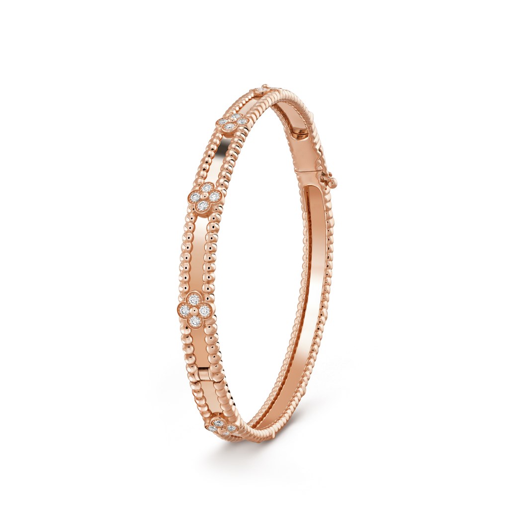 [Demi jewelry]CLOVER BRACELET 4MM DIAMONDS