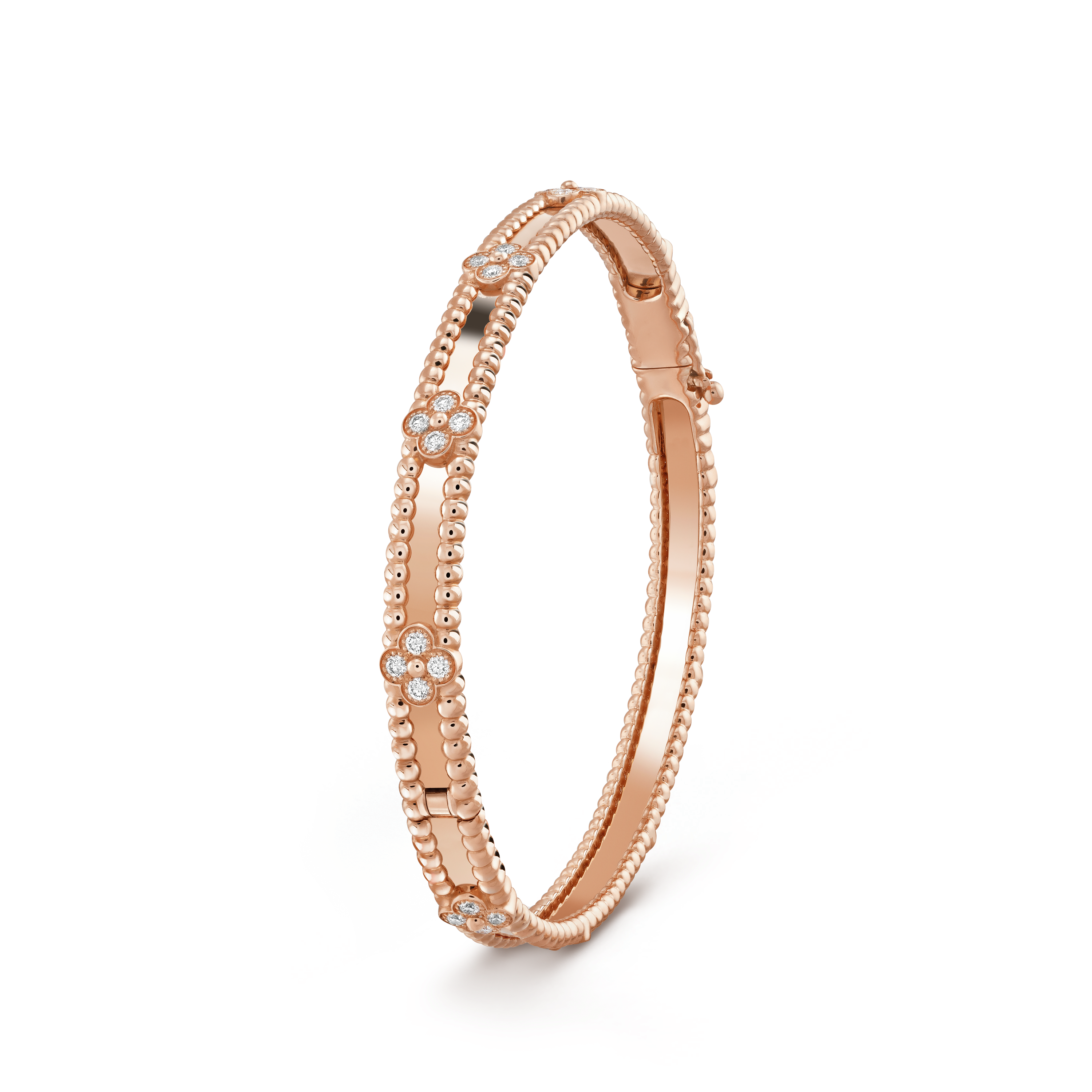 [Demi jewelry]CLOVER BRACELET 4MM DIAMONDS