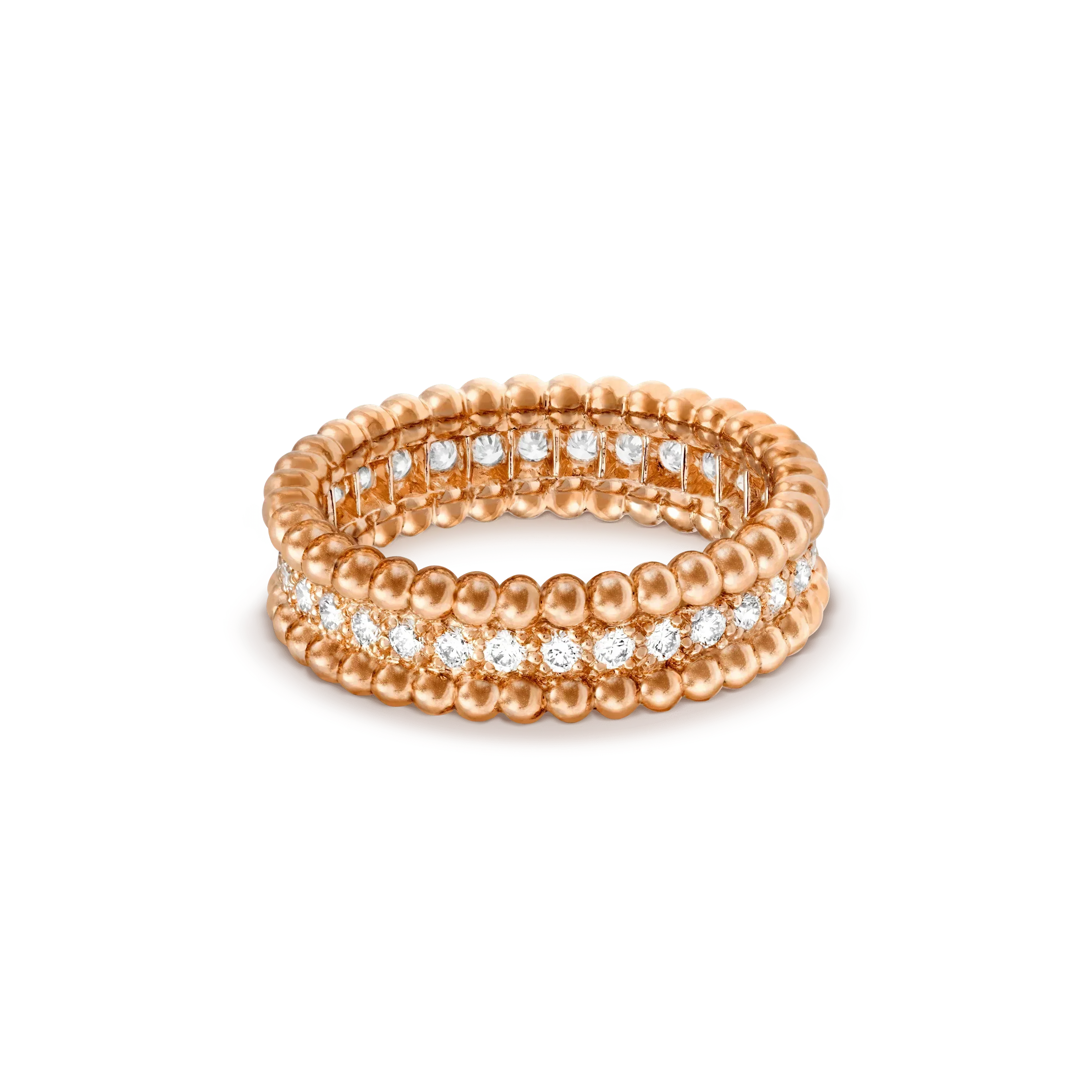 [Demi jewelry]PERLEE DIAMOND ROSE GOLD RING