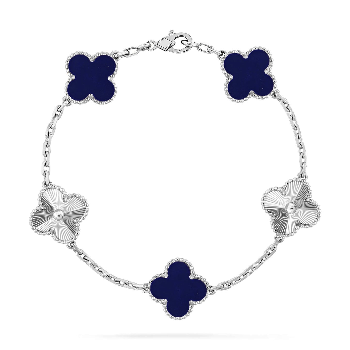 [Mystic]CLOVER 5 MOTIF LAPIS LAZULI BRACELET COLLECTION