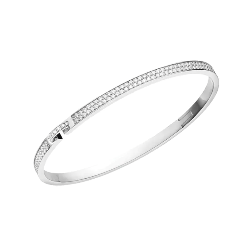 [Demi jewelry]LIENS VIDENCE DIAMOND PAVED BRACELET