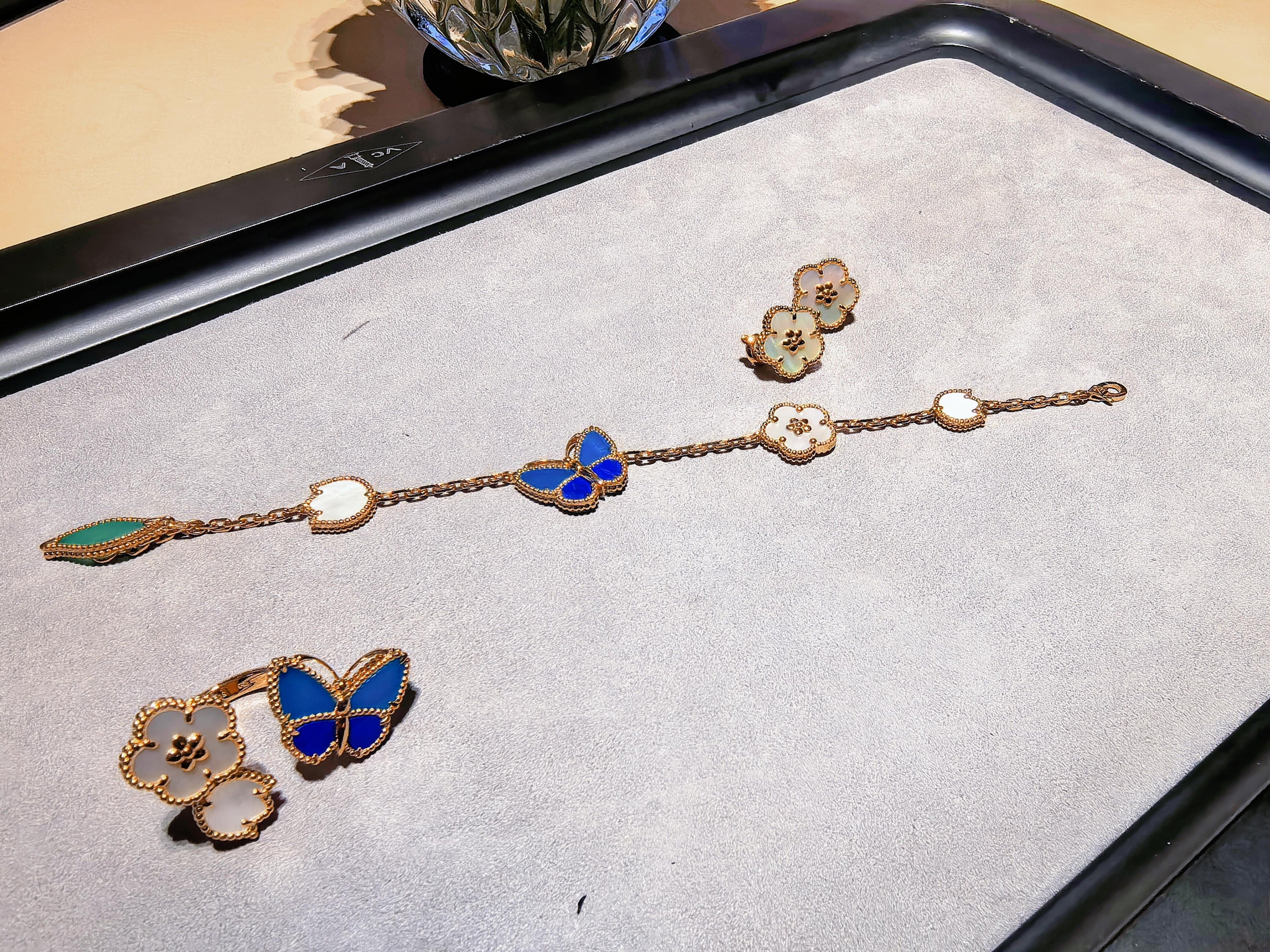 [Demi]2026 NEW MODEL SPRING LUCKY 3 MOTIF GOLD RING