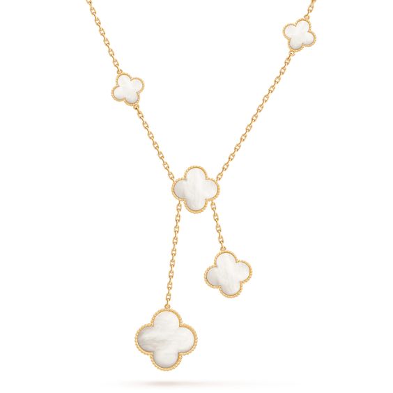 [Demi jewelry]CLOVER MOTHER OF PEARL NECKLACE 6 MOTIF