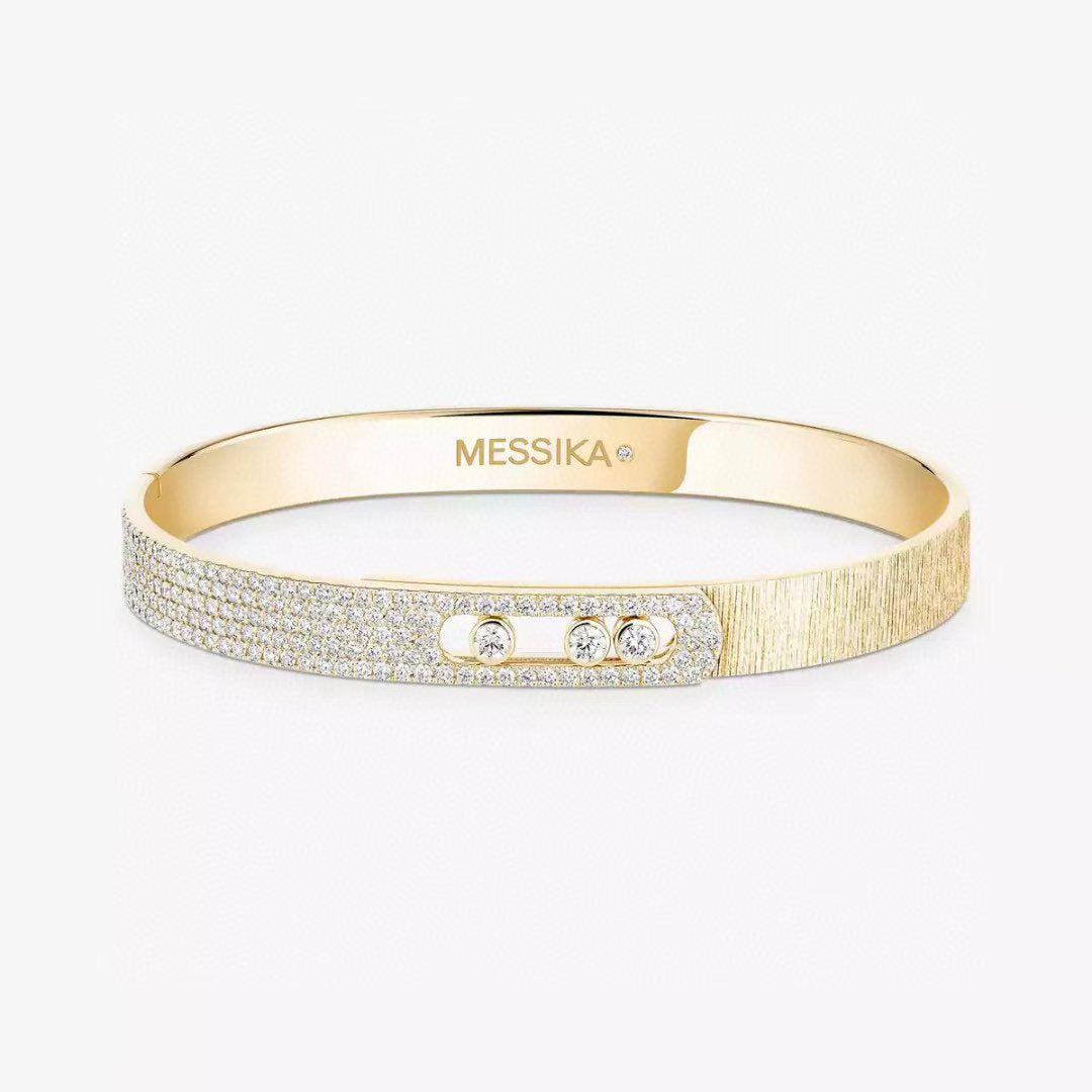 [Demi]2026 BRAND-NEW FROSTED BRACELET WITH DIAMONDS THREE COLORS