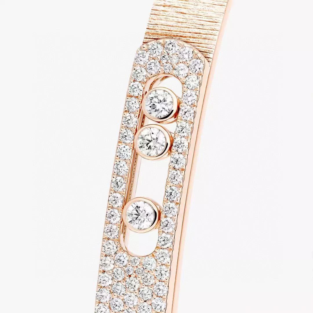 [Demi]2026 BRAND-NEW FROSTED BRACELET WITH DIAMONDS THREE COLORS