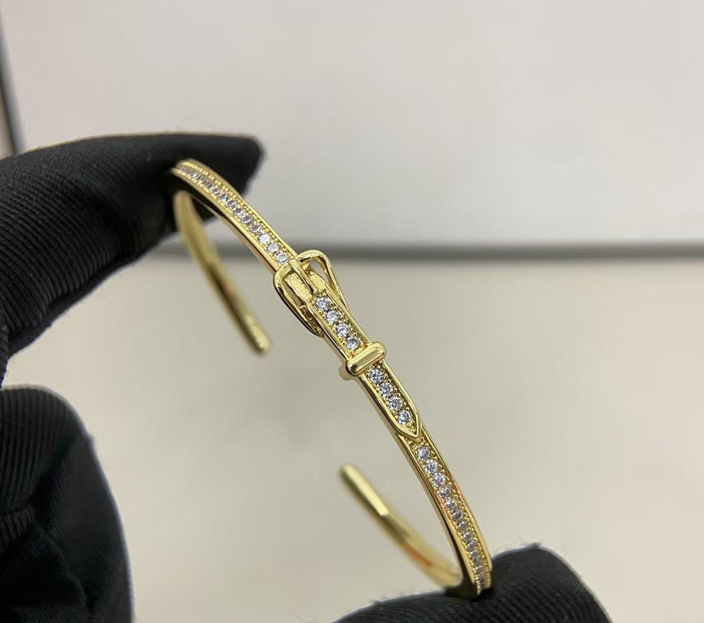 [Demi]DIAMOND-ENCRUSTED BRACELET THREE COLORS
