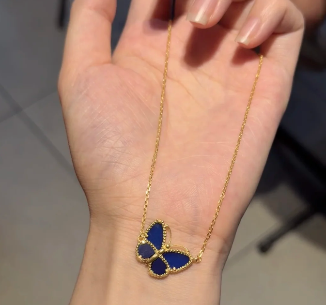 [Demi]BUTTERFLY BLUE   NECKLACE