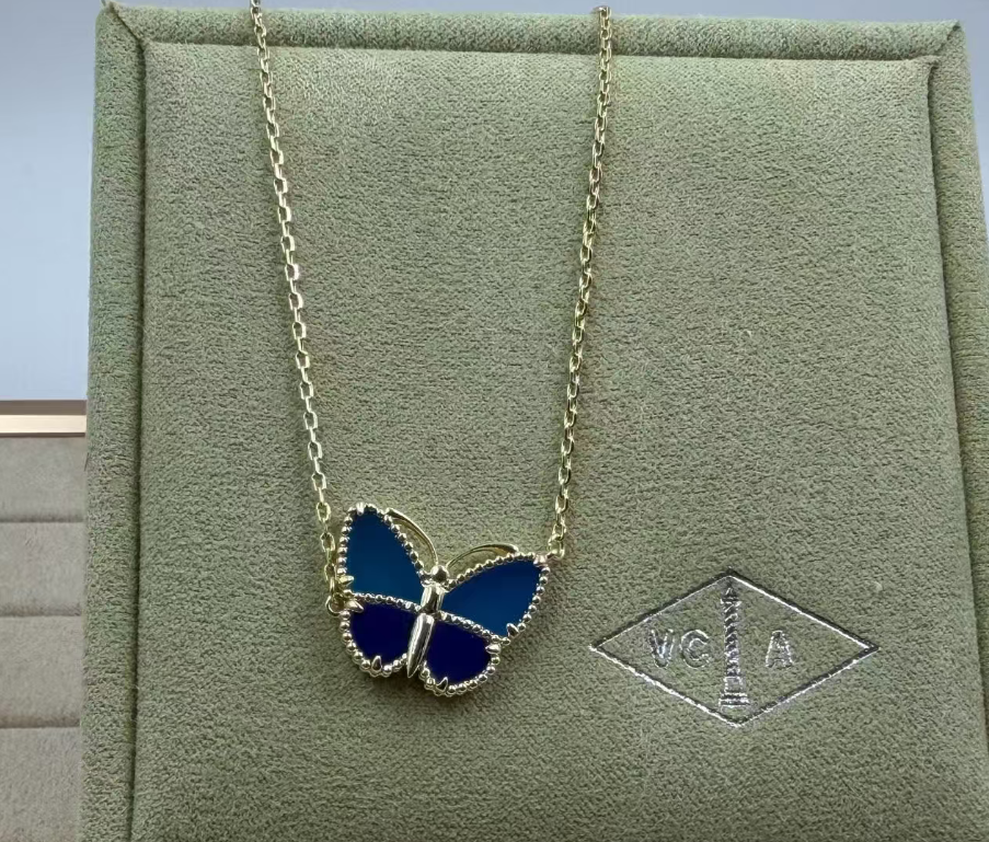 [Demi]BUTTERFLY BLUE   NECKLACE