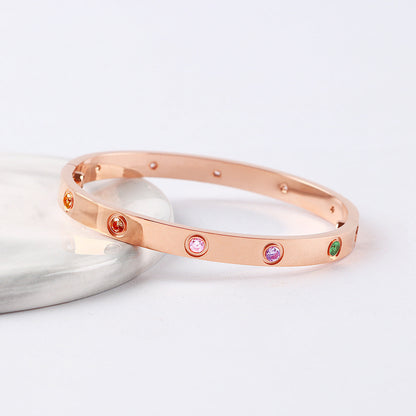 [Mystic] 2026 NEW 6.1MM COLORED GEMSTONE BRACELET