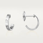 [Demi jewelry]LOVE EARRINGS 2.65MM SILVER