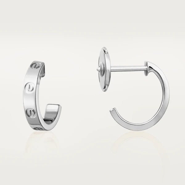 [Demi jewelry]LOVE EARRINGS 2.65MM SILVER
