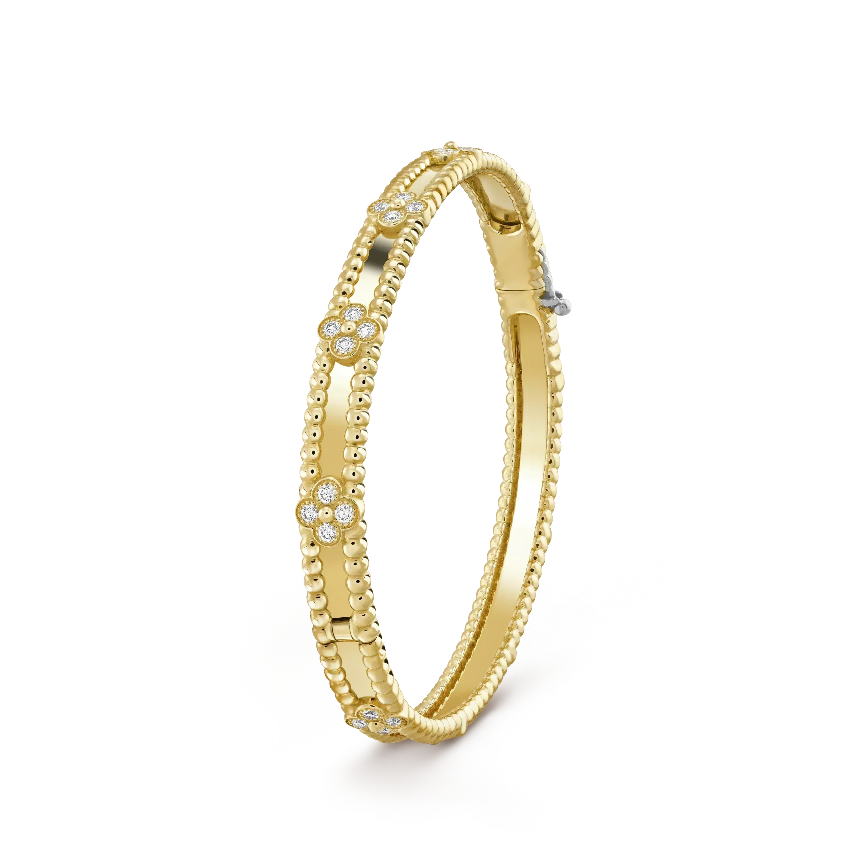 [Demi jewelry]CLOVER BRACELET 4MM DIAMONDS
