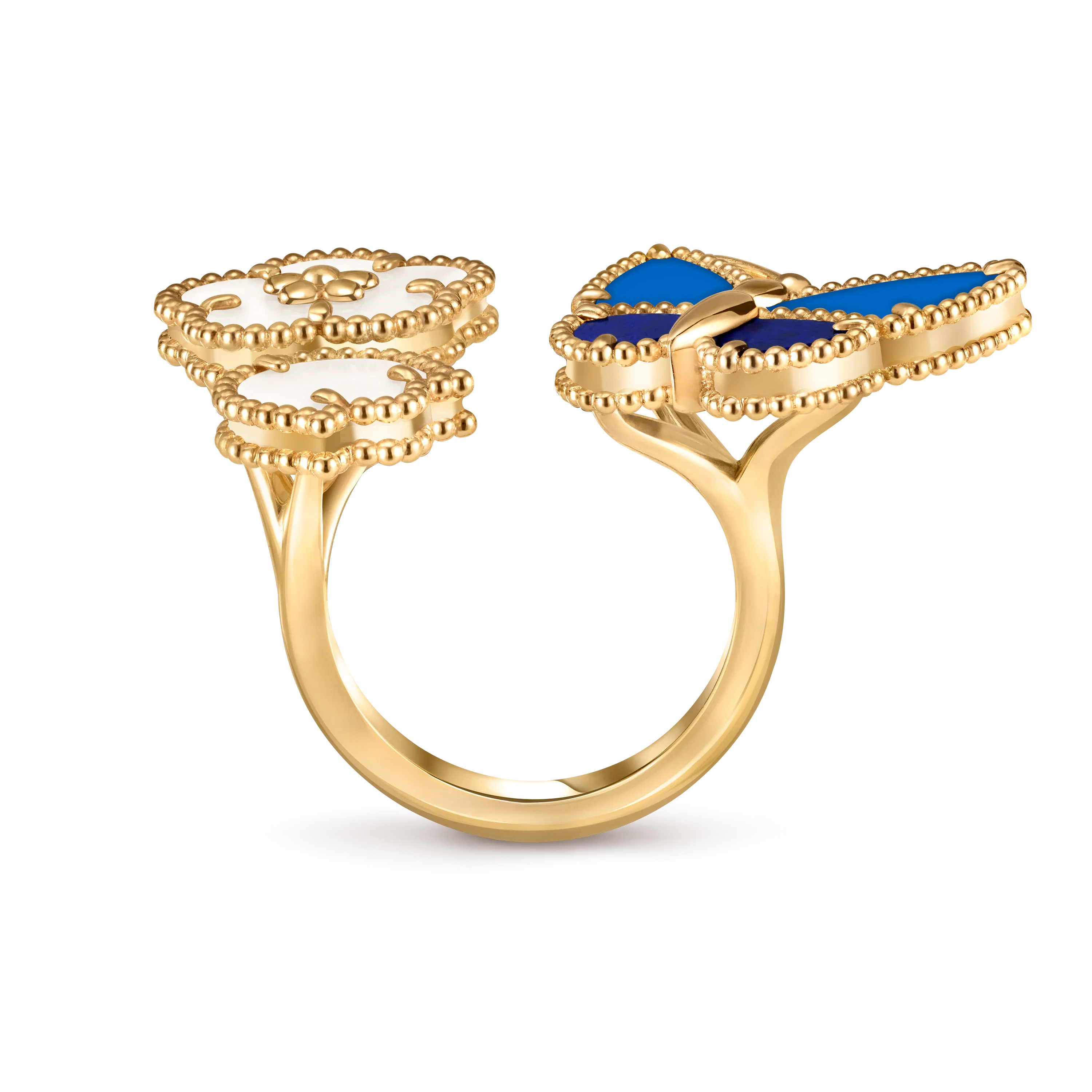 [Demi]2026 NEW MODEL SPRING LUCKY 3 MOTIF GOLD RING