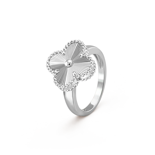 [Mystic]CLOVER SILVER RING