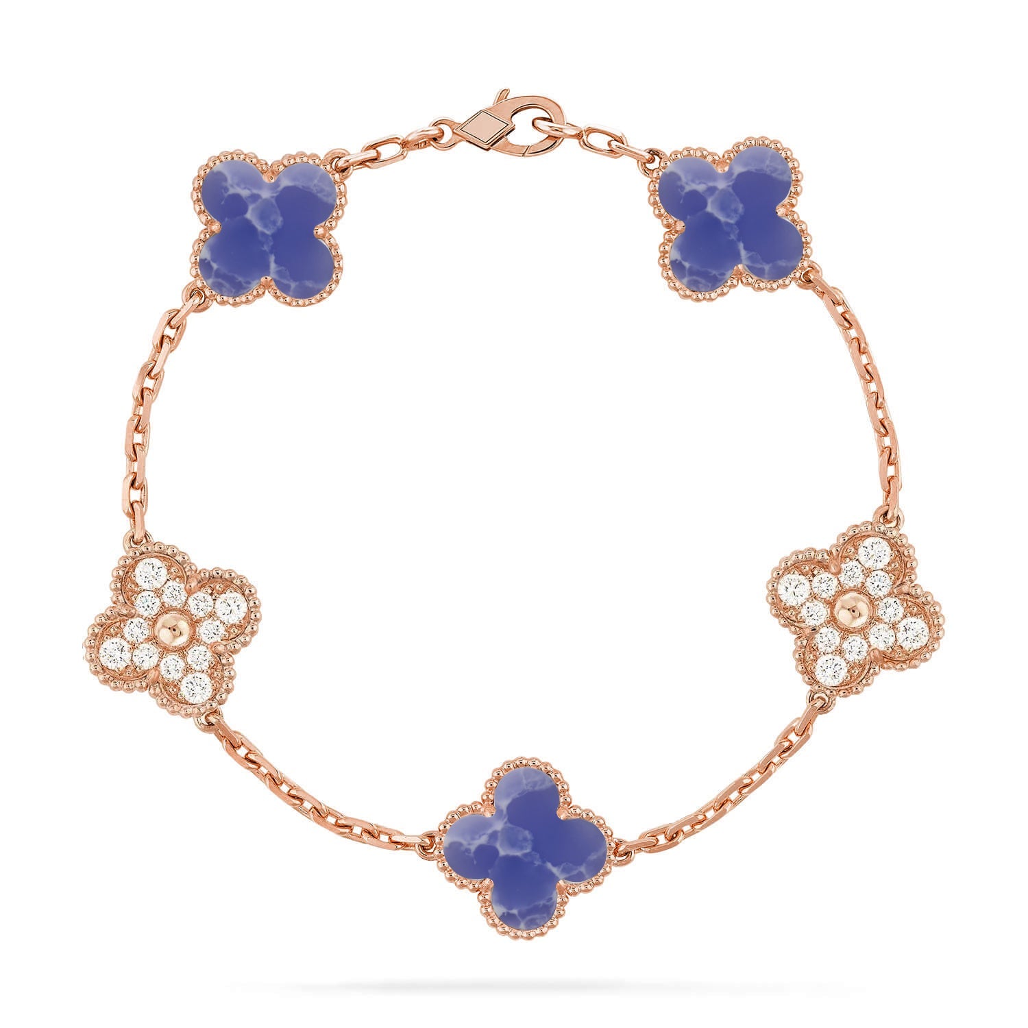 [Demi jewelry]CLOVER 5 MOTIF BLUE VEINS BRACELET COLLECTION