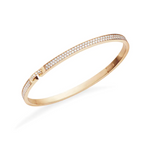 [Demi jewelry]LIENS VIDENCE DIAMOND PAVED BRACELET