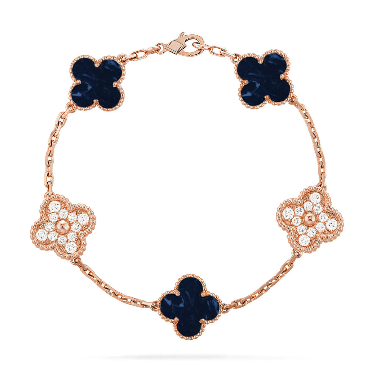 [Mystic]CLOVER 5 MOTIF PIETERSITE BRACELET COLLECTION