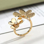 [Demi jewelry]CLOVER COMOS GOLD DIAMOND RING