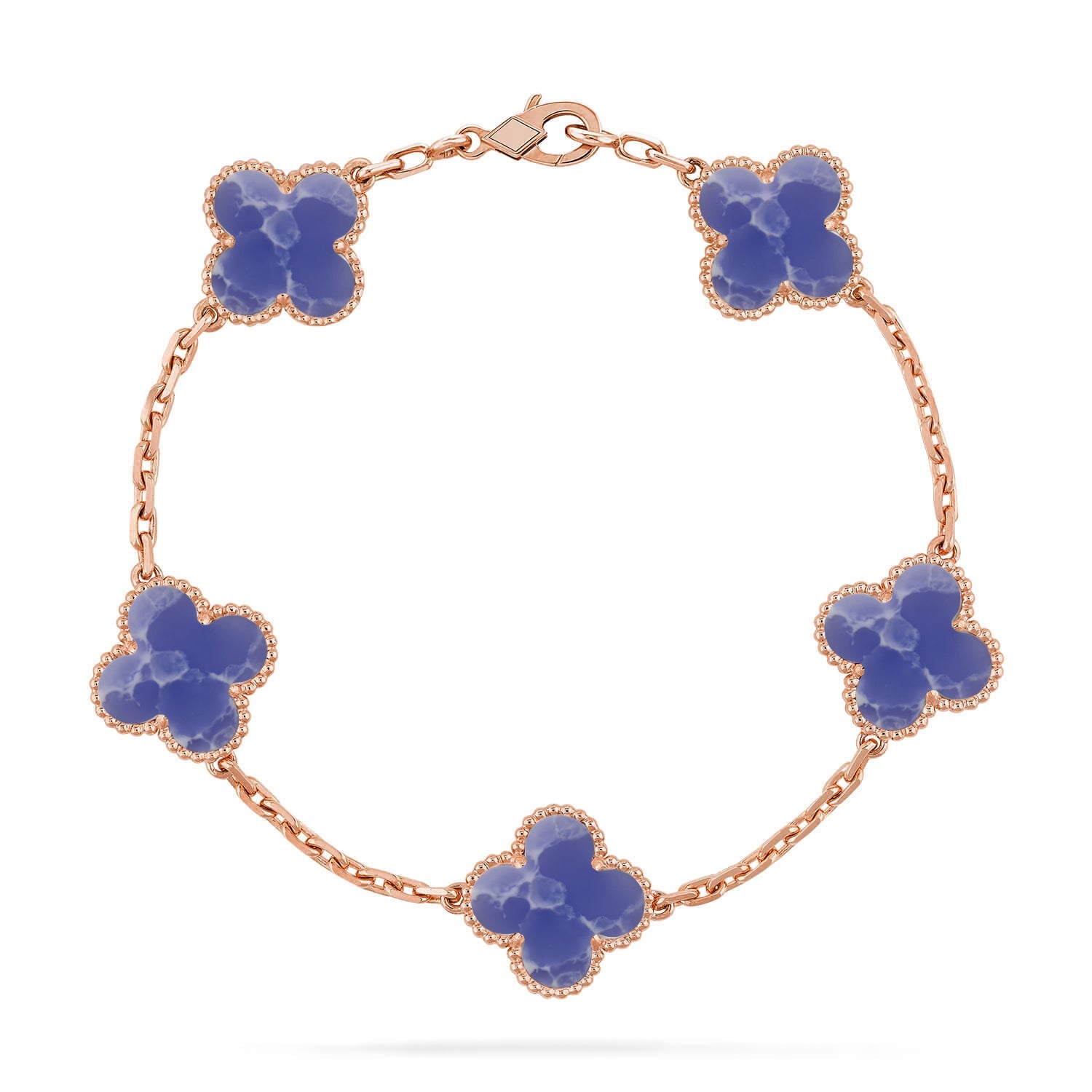 [Demi jewelry]CLOVER 5 MOTIF BLUE VEINS BRACELET COLLECTION